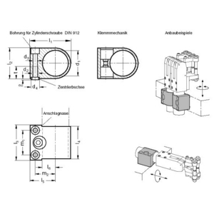 GN873-50 Klemmhalter für Kraftspanner