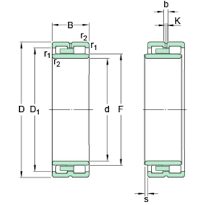 NNU 4922 B/SPW33 (SKF) Zylinderrollenlager zweireihig mit Schmiernut SKF