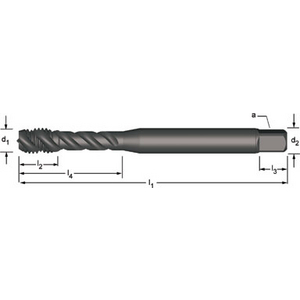 Machine tap 5/8 inchx11 DIN 2184-1