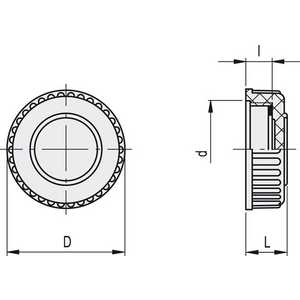 58011 - TAPPO FILETTATO DUROPLASTO TAPPI DI CHIUSURA T.270-3/4