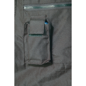 GILET REVERSI.CARISTE NOIR TL POLYESTER OXFORD ENDUIT PU
