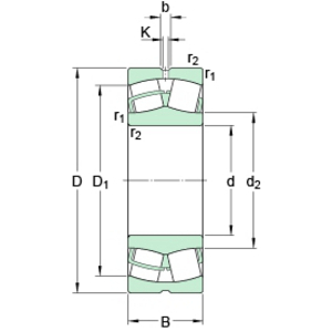 CUSCINETTO DI GRANDI DIMENSIONI 22344 CC/W33