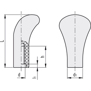 20801 - IMPUGNATURA SAGOMATA DUROPLASTO I.218/60-M10