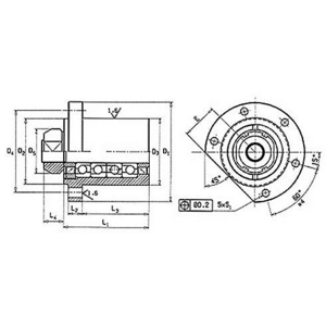 FLRBU 4 + KMT Flanschlagereinheit