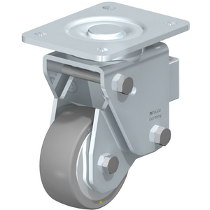 ROULETTE PIVOTANTE EN TOLE DACIER, VERSION FORTES CHARGES,