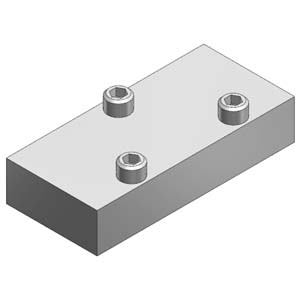 VVFS2000-10A, Blanking plate for VF(S/R)2000, Base Mounted