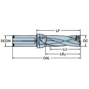 FORET CORODRILL 880 880-D1250L20-04