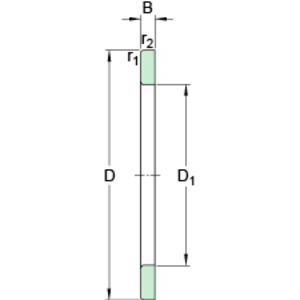 GS 81110 (SKF) Gehäusescheibe SKF