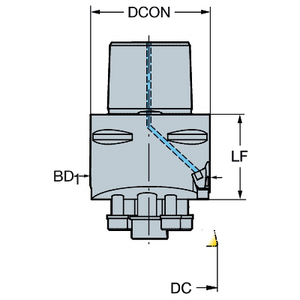 COROMANT CAPTO VERS CORPS D OUTIL DUOBORE