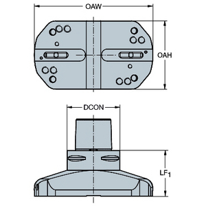 COROMANT BODY CAPTO -COROBORE XL C10-R822XLS17-AK 076