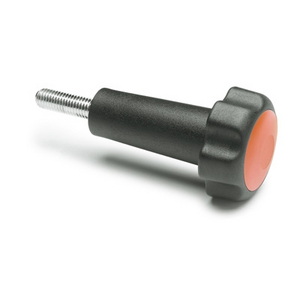 182232 - VOLANTINO DI SERRAGGIO A LOBI TECNOPOLIMERO PRIGIONIERO FILETTATO IN ACCIAIO ZINCATO VTL.50/80 P-M10X20-C2