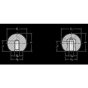 DIN319-KU-16-M5-C Kugelknopf