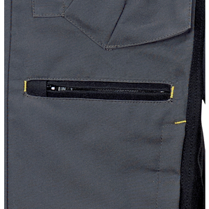 VESTE MACHSPIRIT GRIS/NOIR TL COTON / POLYESTER