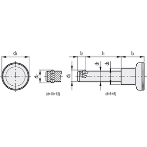 GN.17533-PERNO AUTOBLOCCANTE A SFERE ACCIAIO INOX GN 124.2-8-50