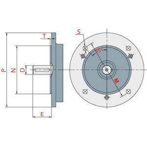 860324-MOTORE KW 0,18 6P B14 IEC71A 3PH 230/400V 50HZ IP55 CLF IE1 ALLUMINIO