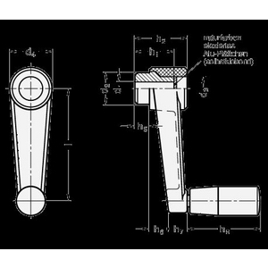 GN570-130-B14 Handkurbel Elesa