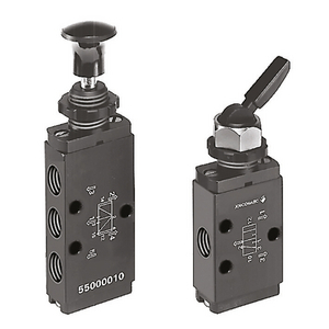 SPOOL VALVE SERIES 551 MANUALLY OPERATED SPOOL VALVE SERIES 551 G1/4 5/2 PUSH-PULL BUTTON OPERATION 55102086