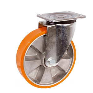 ROULETTE PIVOT. 800KG D.250MM ROUE POLYU MOYEU R.BILLES
