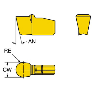 COROMANT T-MAX Q-CUT SNIJWISSELPLAAT N151.2-500-40-4U 235