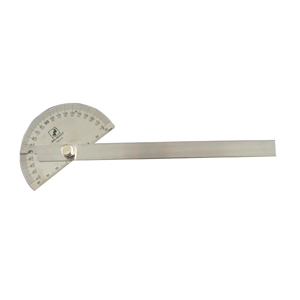 RAPPORTEUR D ANGLE INOX-SECT. 90 REGLE 170MM UE10