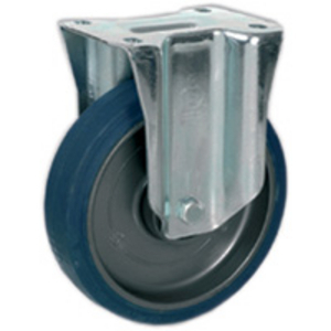 RUOTA 73 125X40 GOMMA SIGMA ELASTIC NUCLEO POLIAMMIDE 6 SUPP. FISSO NL-M 735103