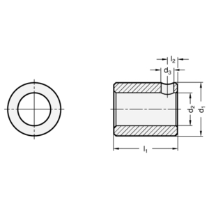 GN952.1-14-B12-20-NI Edelstahl-Reduzierbuchse Für Stellungsanz. Gn 954