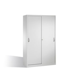 ARMOIRE PORTE COULISS. + 4TAB SUR SOCLE-H1950XL1200XP500