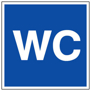 PLAQUE 200X200MM WC