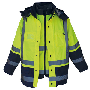 PARKA 4EN1 VIZALL T.XL POLYESTER JAUNE/MARINE UE10