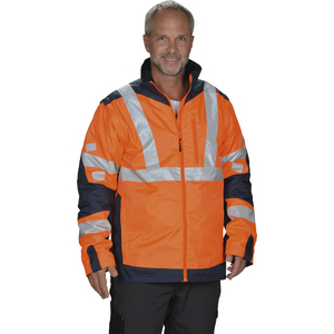 2 IN 1 EOLE'R JACKET Colour Orange/Blue Size 3XL