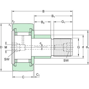 SKF KRE 22 PP NOKROL