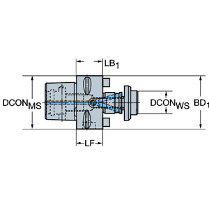 ADAPTATEUR COROMANT CAPTO VERS MANDRIN