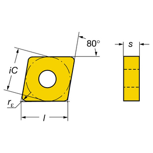 COROMANT CNMG 12 04 08-SF H13A