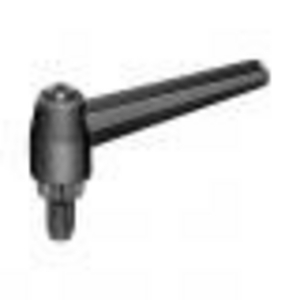 GN500-100-M16-50-SW Klemmhebel mit Schraube schwarz Elesa