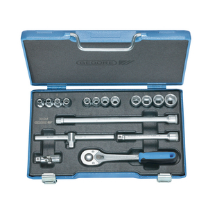 30 GMU-10 Steckschlüssel-Satz 3/8 Zoll 17-tlg 6-19 mm