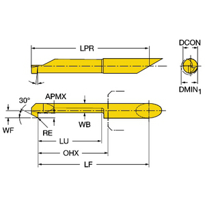 COROMANT COROTURN XS HM KOTTERENGER CXS-05B090-15-5230R 1025