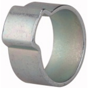 156 B 1-Ohr-Schl.klemme, Stahl glanzverz. (W1), 8-10mm, 6mm