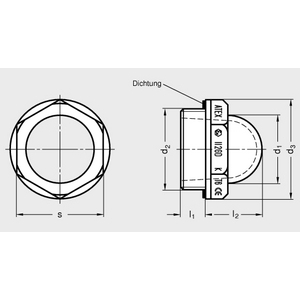 GN546.6-15-G3/8 Ölschauglas ATEX