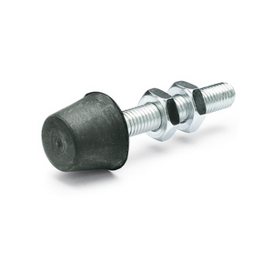 GG.AU140 - PUNTALE PER ATTREZZO DI SERRAGGIO ACCIAIO O ACCIAIO INOX GOMMA ACCIAIO ZINCATO SRH.M5X45
