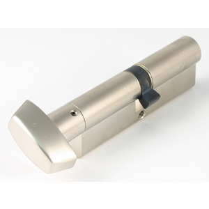 High security G6 cylinder with button nickle plated brass Length mm 40x30