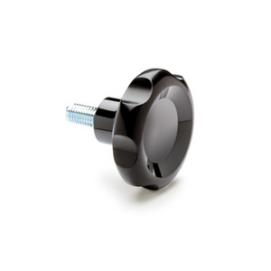 75261 - VOLANTINO A LOBI DUROPLASTO PRIGIONIERO FILETTATO ACCIAIO ZINCATO VL.155/70 P-M10X30