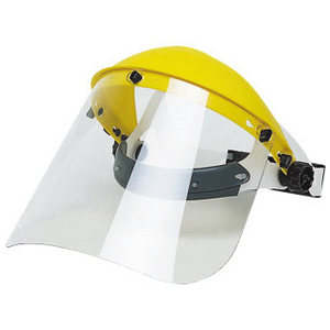 VISIERE POLYCARBONATE EVA805 INCOLORE AVEC SERRE TETE UE10