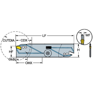 LAME COROCUT QD P/TRONCONNAGE