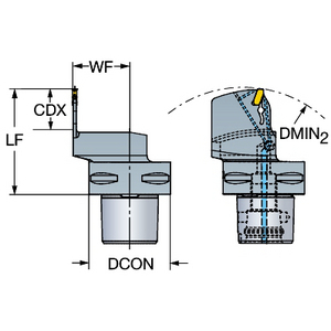 COROMANT COROCUT QD SNIJ-UNIT STEKEN C4-QD-LFE22C27060A