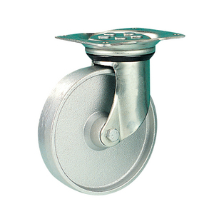 ROULETTE PIVOT. 800KG D.160MM ROUE FONTE MOYEU RLX