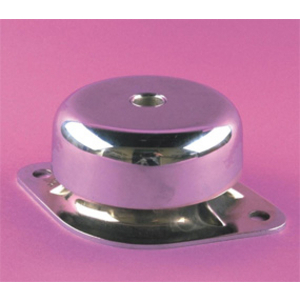 AMORTISSEUR METAL.V1H6100 ZINGUE BLC GAMME DE CHARGE 10 A40DAN