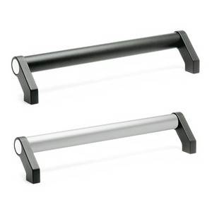 GN.27662-MANIGLIA TUBOLARE DISASSATA LEGA DI ZINCO E ALLUMINIO GN 333-28-200-A-SW