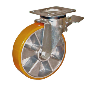 ROULETTE PIVOT. 400KG D.160MM ROUE POLYU MOYEU R.BILLES DB
