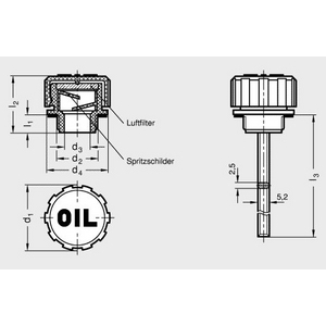 GN552-57-G1-A-3 Entlüftungsschraube Elesa