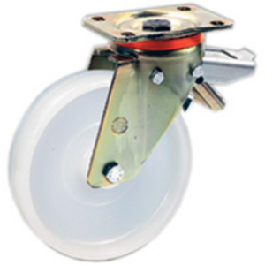 RUOTA 68 175 MONOLITICA POLIAMMIDE 6 SUPP. ROTANTE PIASTRA P CON FRENO REGISTRABILE 686925